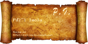 Pál Imola névjegykártya