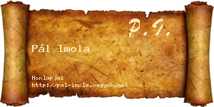 Pál Imola névjegykártya