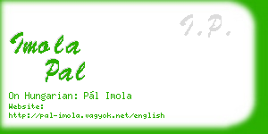 imola pal business card